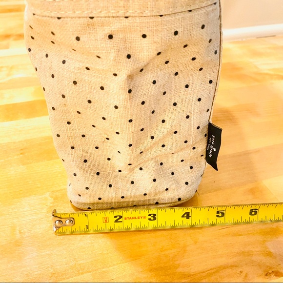 {Kate Spade} Zip Polkadot Makeup Bag NWOT - Picture 7 of 16
